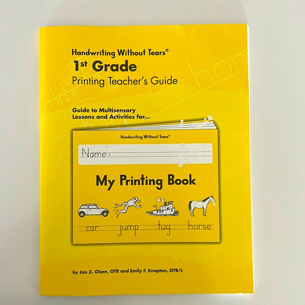 Handwriting Without Tears 1st Grade Printing Teacher’s Guide